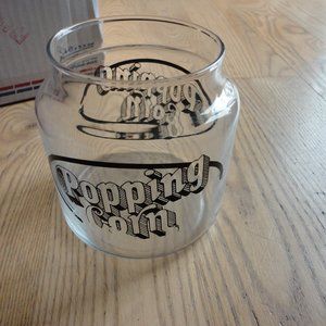 vintage popcorn glass container